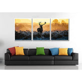 Paint by Numbers Triptych Wild Early Fog